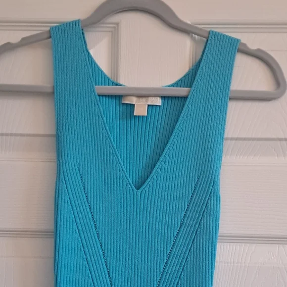Michael Kors Turquoise Midi Dress - Picture 2 of 5